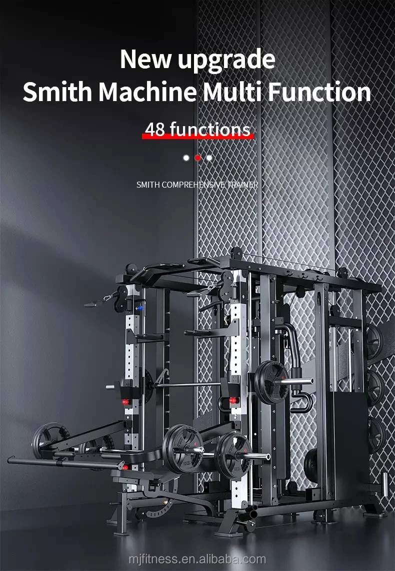 Sports Equipment Fitness Smith Machine Multi Functional Rack Squat