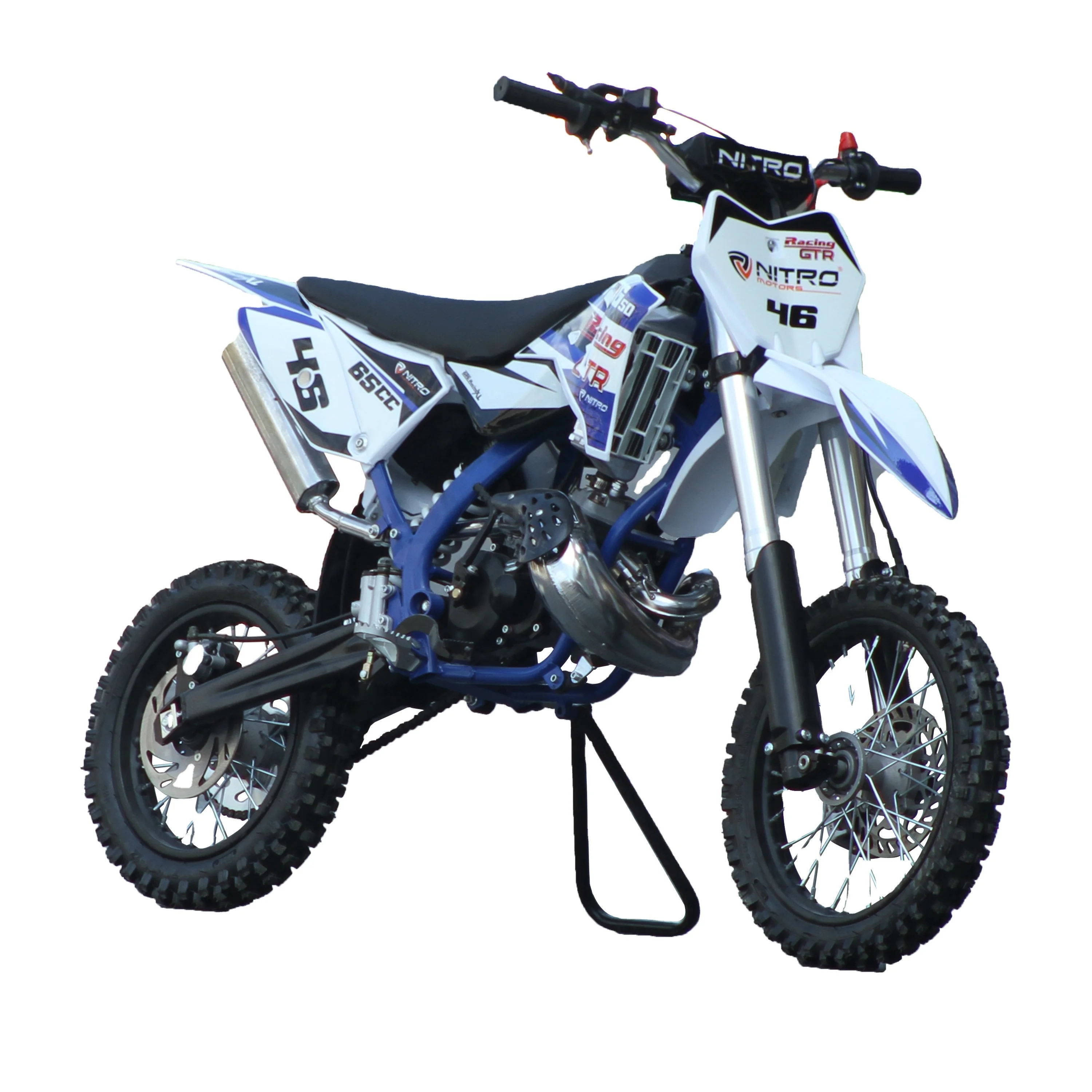 С водяным охлаждением 2-тактный 65CC детские мотоциклы мини высокая конфигурация
