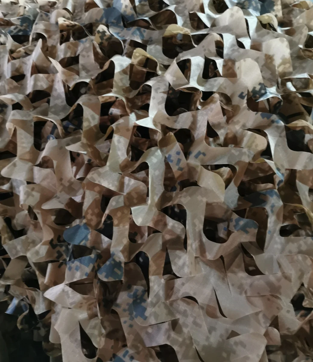 Customize Camouflage Net with rope Camo Nets Fire Mesh Fabric Net Military Style