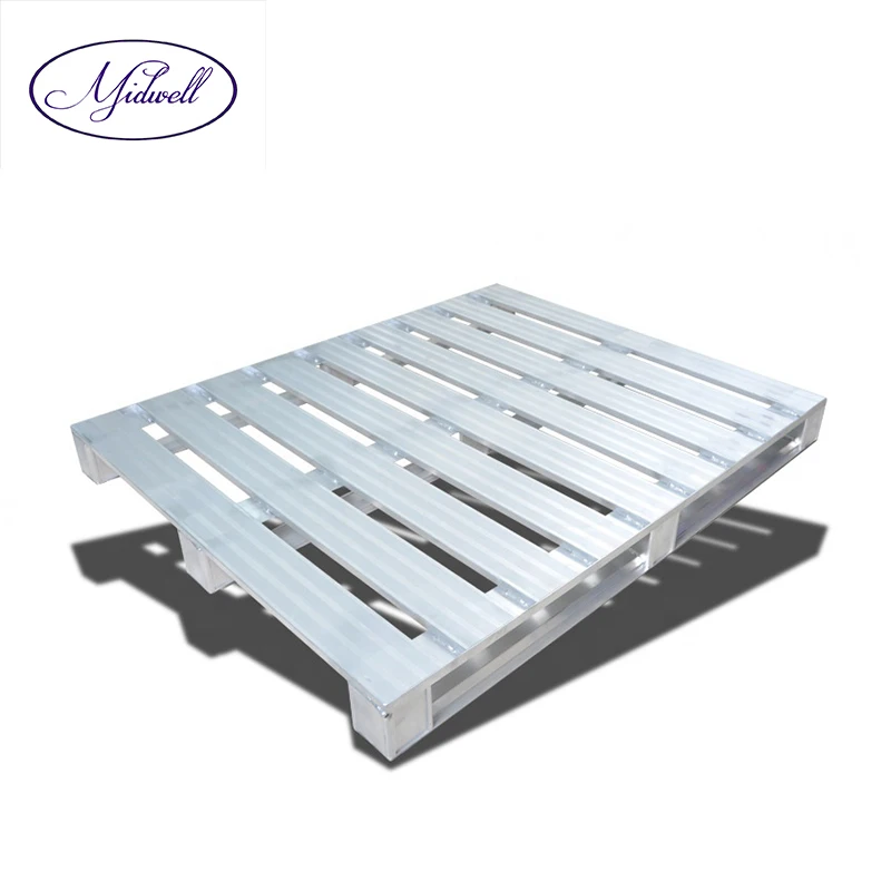Heavy duty Customized Anti slip 1111  Logistic and Storage Customized Aluminium Alloy Pallet with flat top