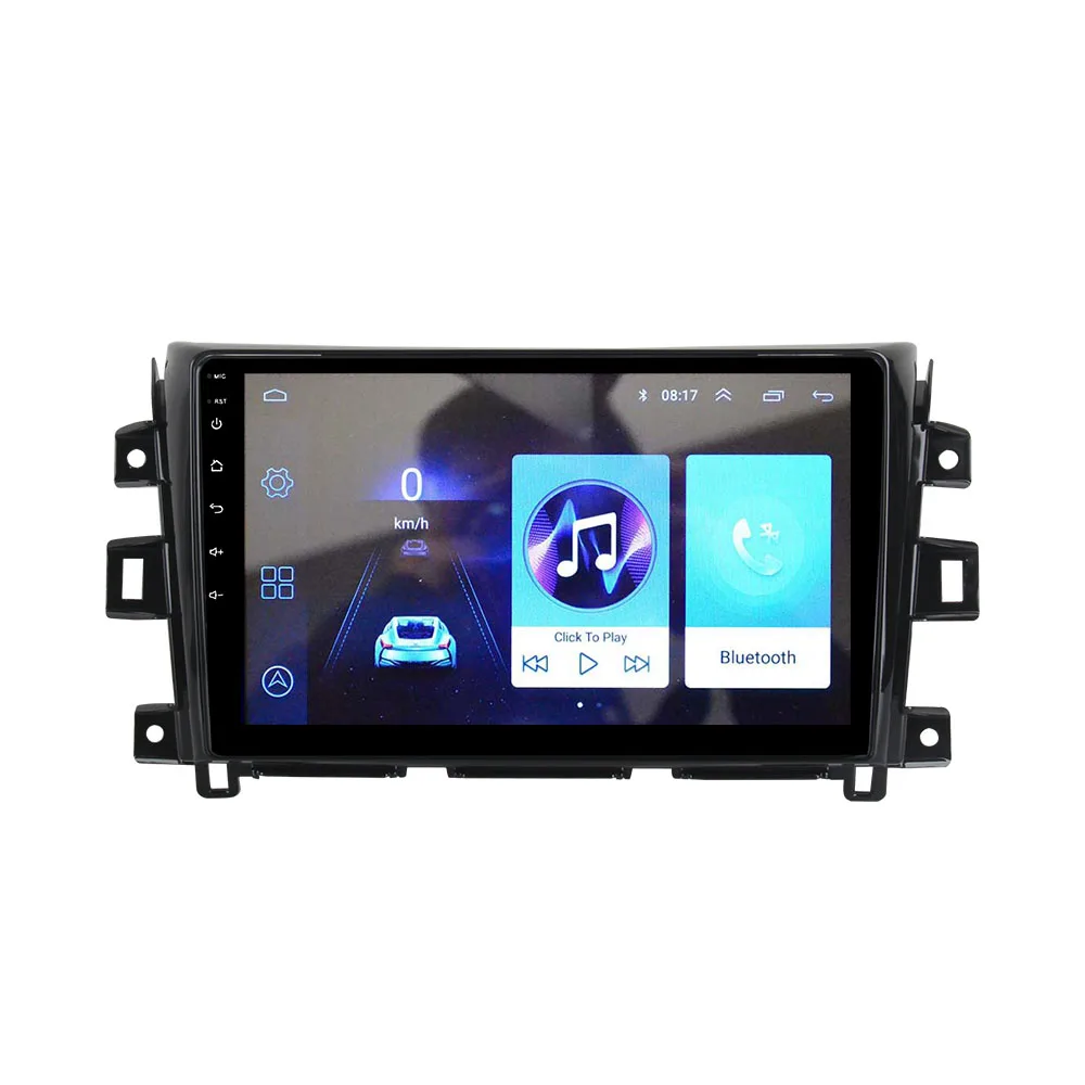 For Nissan Navara NP300 2015 2016 2017 with navigation rear 360 Degree view  multimedia android Car player dvd video radio