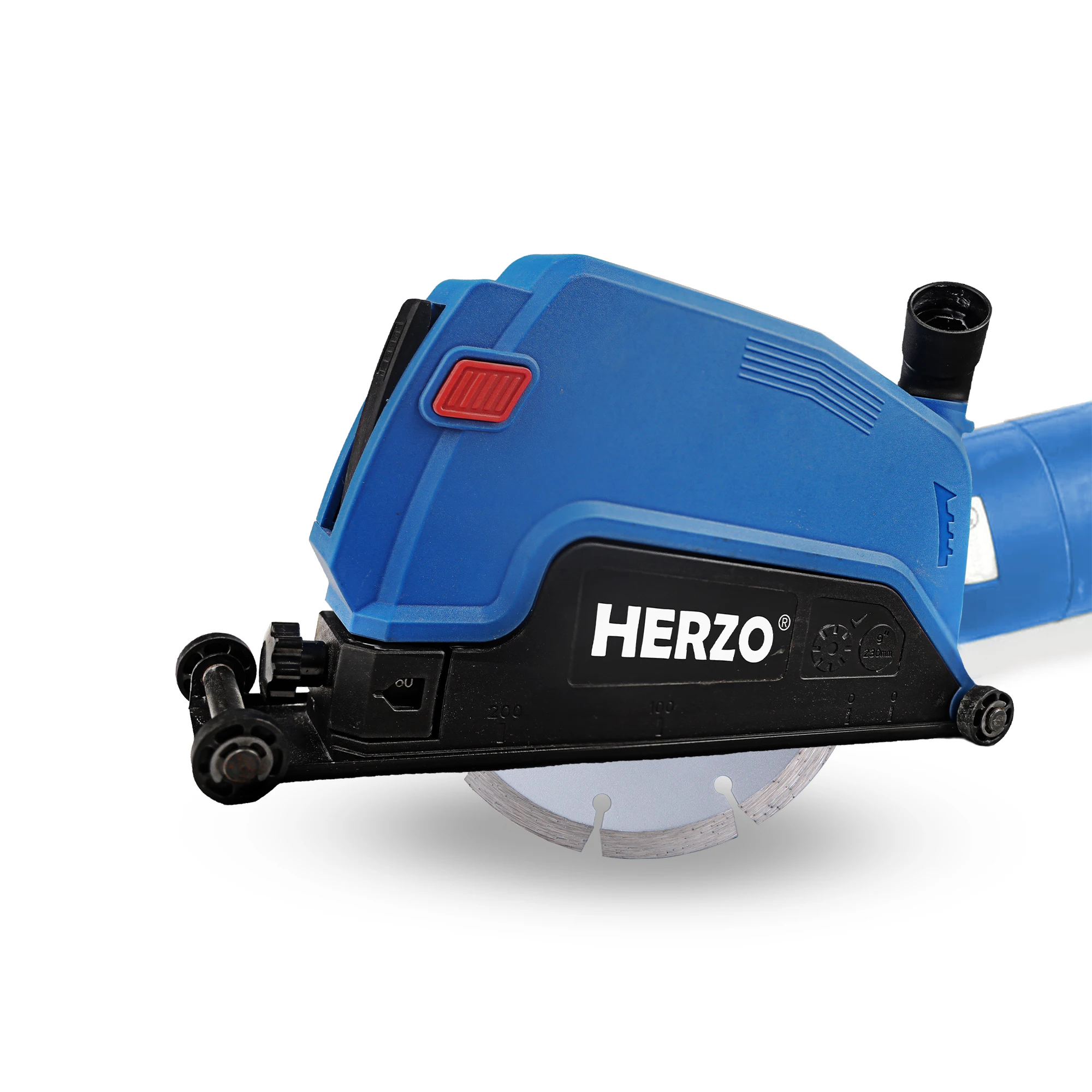 HERZO Power Tool Accessories Dust Shroud 9inch Dust Cover Protection for Angle Grinder