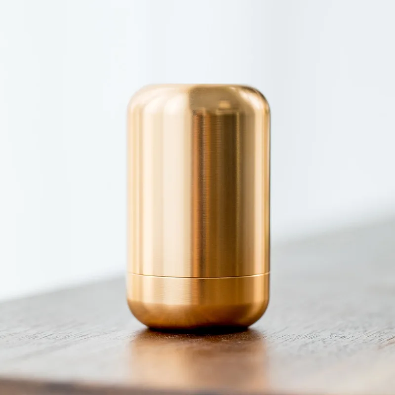 Wholesale printing gold tea aluminum containers eco friendly seal coffee tin can matcha jar aluminum container with lid