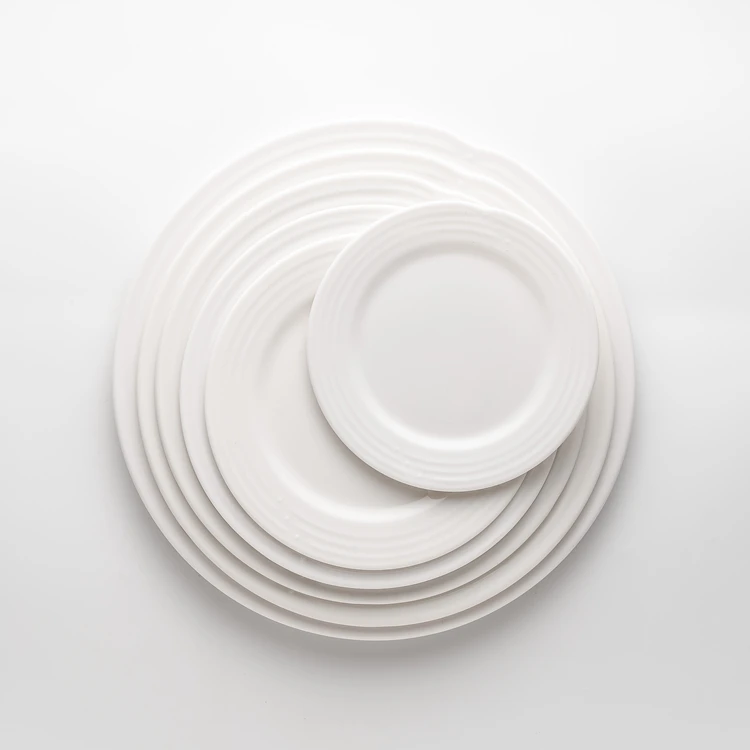 Wholesale Eco-Friendly cheap round shape melamine plates serving dishes