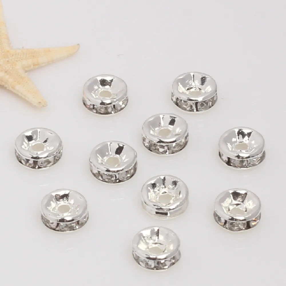 14-carat gold-in-gold diamond-embellished beads handmade jewelry diamond ring spacers round wheel spacers beaded beads