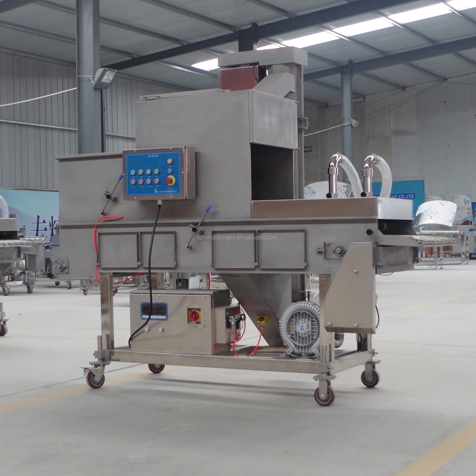 Машина для приготовления пирога автоматическая линия по производству говядины креветок мяса гамбургеров бургеров котлет