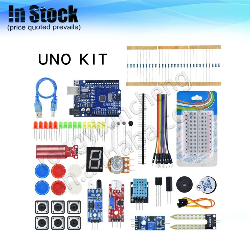 Для UNO R3 базовый стартовый комплект совместим с arduino Maker Kit макетная плата DIY