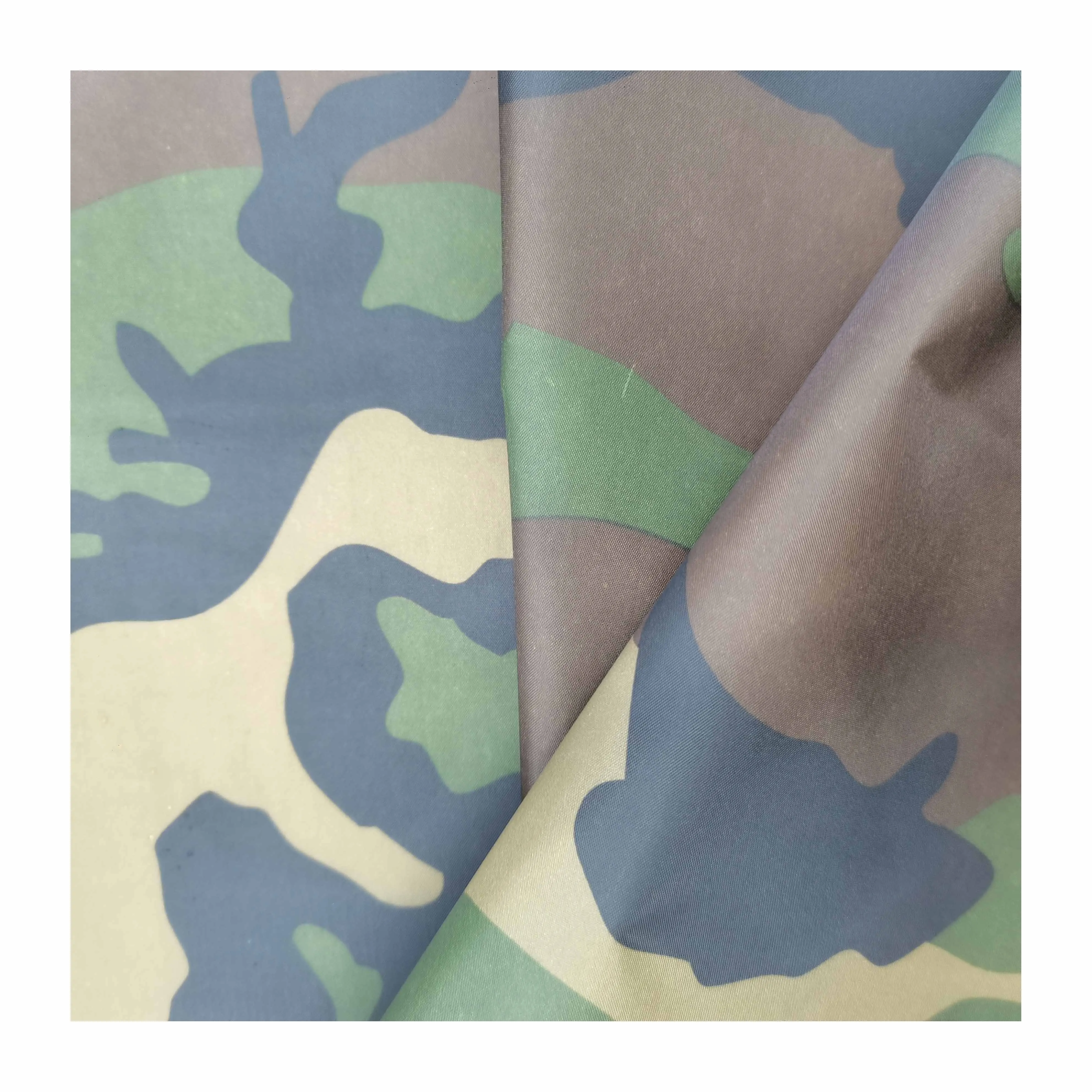 Высокое качество с полиуретановым покрытием 190 т камуфляжная печать Тафта Ткань для палатки автомобиля