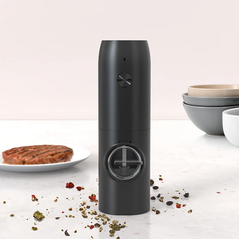 Commercial Automatic Logo Usb Powered Portable Set Salt And Pepper Electric Grinder