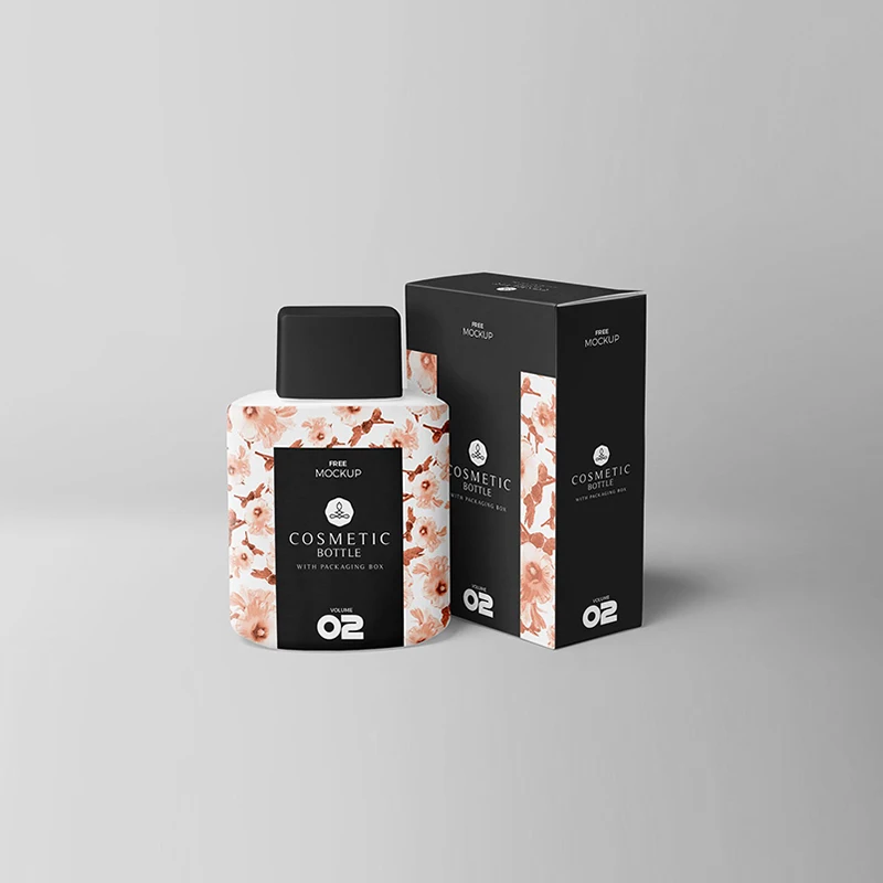 Маленькая белая складная картонная коробка индивидуальная упаковка парфюм для косметической бумажной коробки