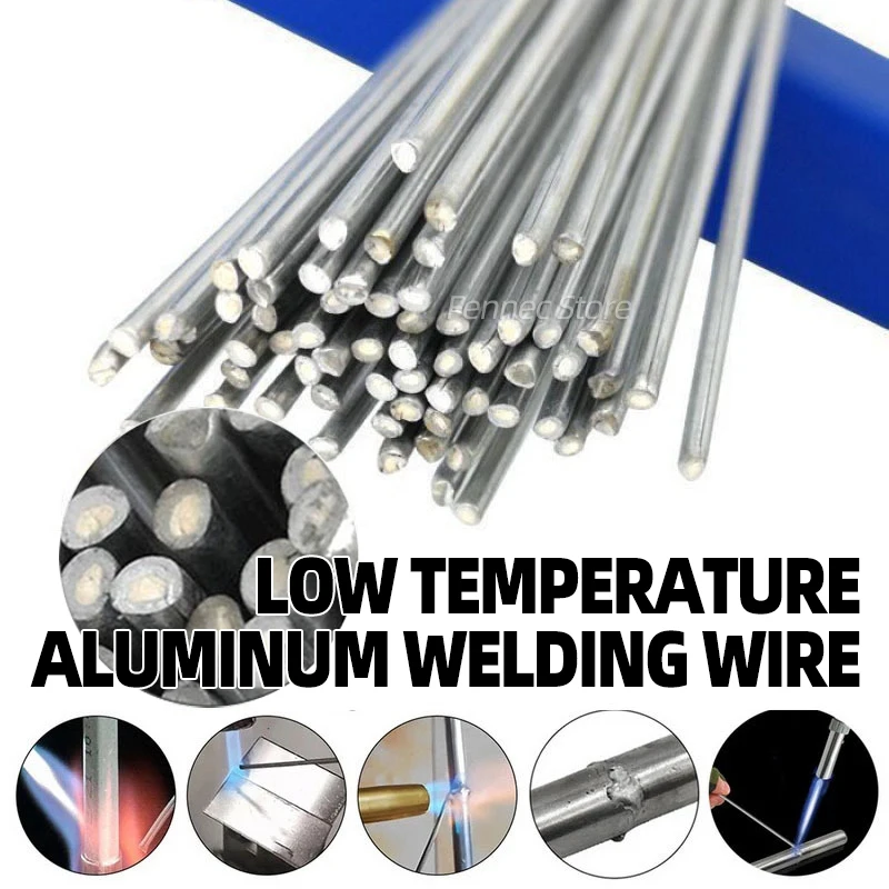 New Low Temperature Easy Melt Aluminum Welding Rods Solder Bars Cored Wire Rod Tin Flux For Soldering Aluminum