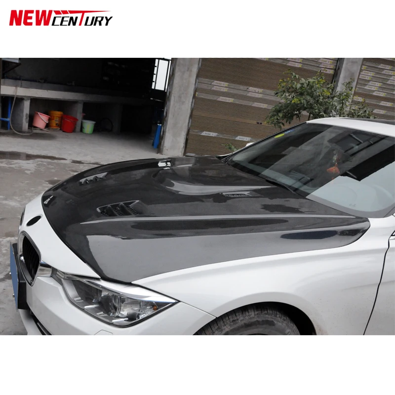 Suitable for 2013-2019 BMW 3 Series F30 / F35 F80 bonnet carbon fiber perforated style hood
