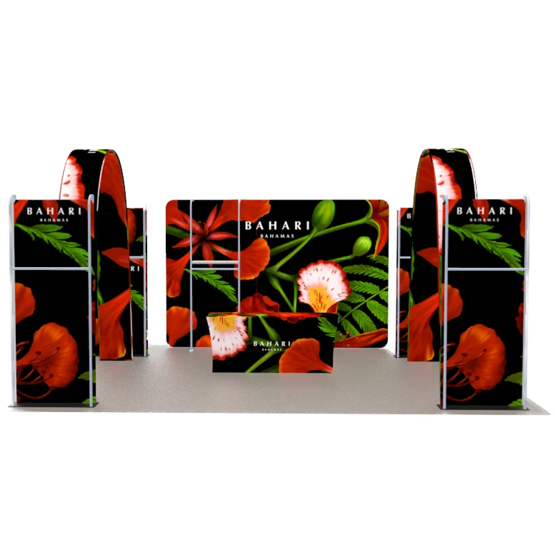 Печатная растягивающаяся Натяжная ткань задний стенд рамки под заказ стенд для торговой выставки стенд для выставки торговой выставки стенд