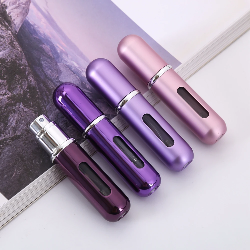 5 мл Легкий в путешествии набор алюминиевых парфюмерных распылителей