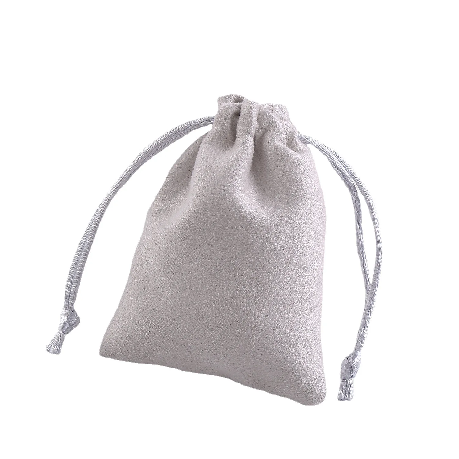 Wholesale Cotton Velvet Suede Microfiber Consumer Electronics Jewelry Gift Drawstring Pouch Custom Dust Drawstring Bag