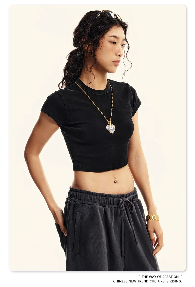 T Shirt Dress Women Summer Cropped Gym Oversized Tshirt Women Graphic Over Sized Drawstring T-Shirt For Women Wholesale 2024