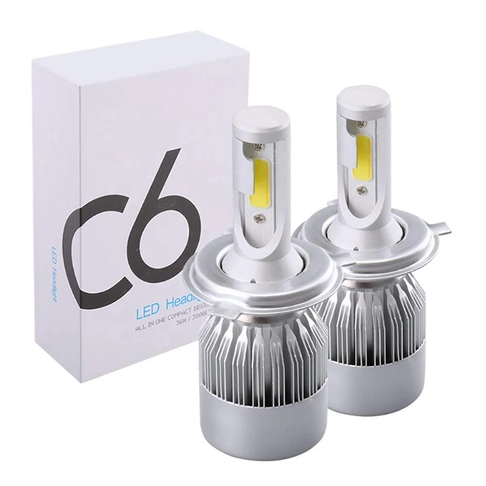 Wholesale H1 H3 H7 H4 H11 72w C6 Fog Lamps Car Led Headlight Bulbs 9005 9006 Car Led Headlights For Car Accessories