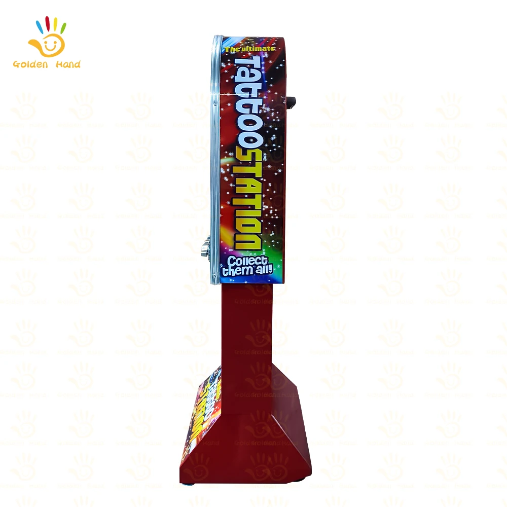 Gift Prize Vending Machine Coin Operated Game Pusher Machine for Amusement Park Tattoo Sticker Capsule Vending Machine