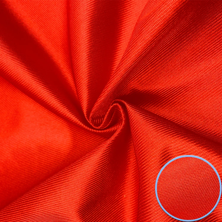Recycle Polyester Glossy Plain Knitted Sports School Clothing Fabric Breathable Swimsuit Fabric Warp Knitted Bags