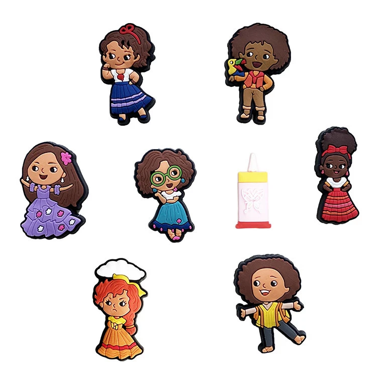 2022 New Designer Wholesale Anime Cartoon Encanto Movie Croc charms Luxury for Kids Shoe Decoration Charms Accessories