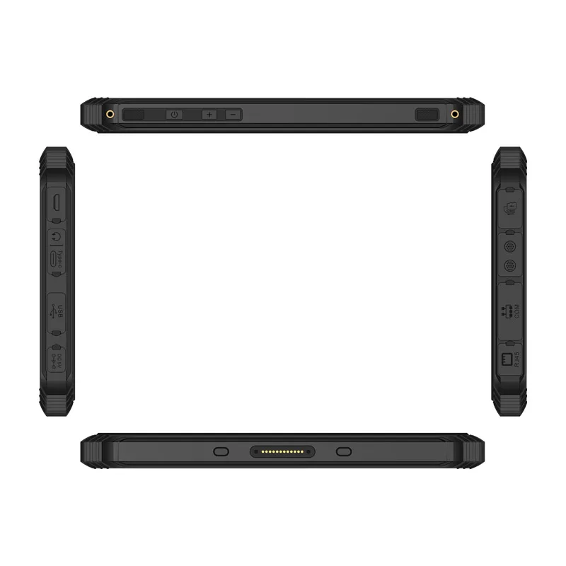 10 Inch 1000 Nits Screen IP67 Waterproof Industrial RS232 4G LTE GNSS RTK Windows 10 Rugged Tablet