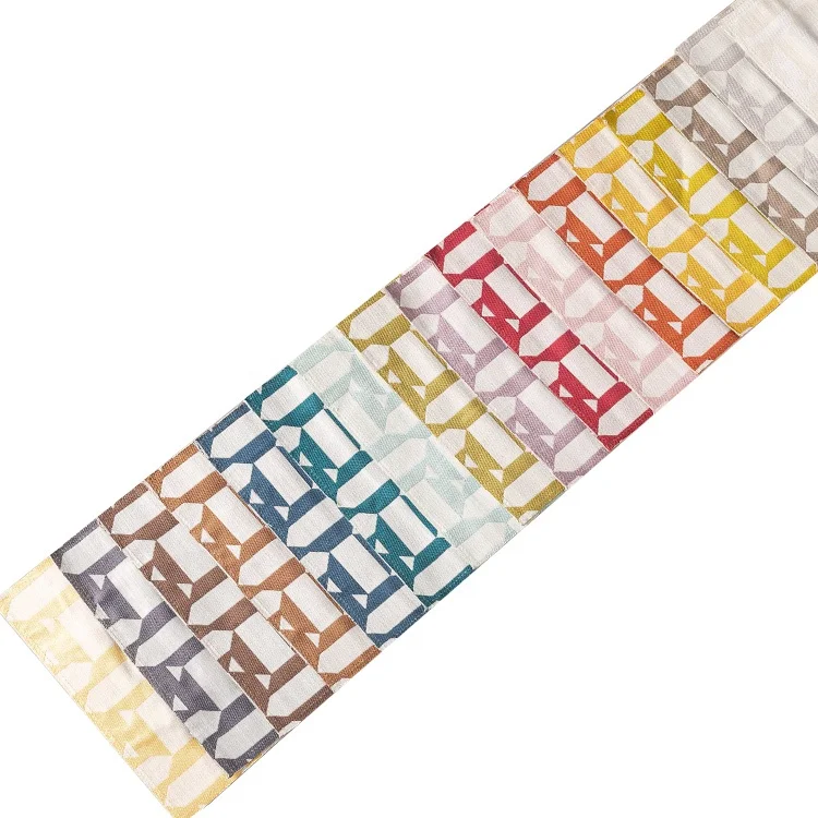 100% polyester woven jacquard curtain fabric designs jacquard fabric for curtains stocks