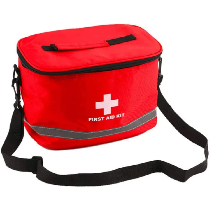 First Aid Pouch Camping Military Emergency Medical Bag Waterproof with Shoulder Strap Survival Kits Outdoor Empty Storage Bag