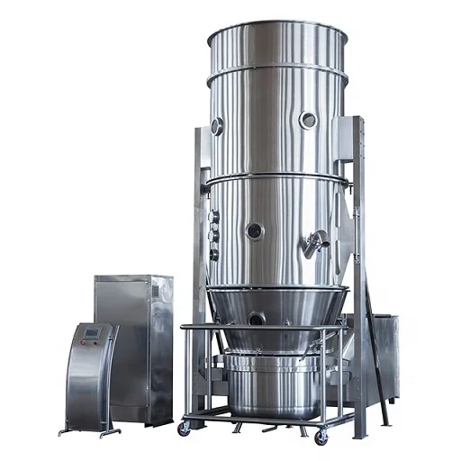 Five-Year Warranty Powder Top Spray Fluid Bed Drying Equipment Granulator Fluid Bed Dryer