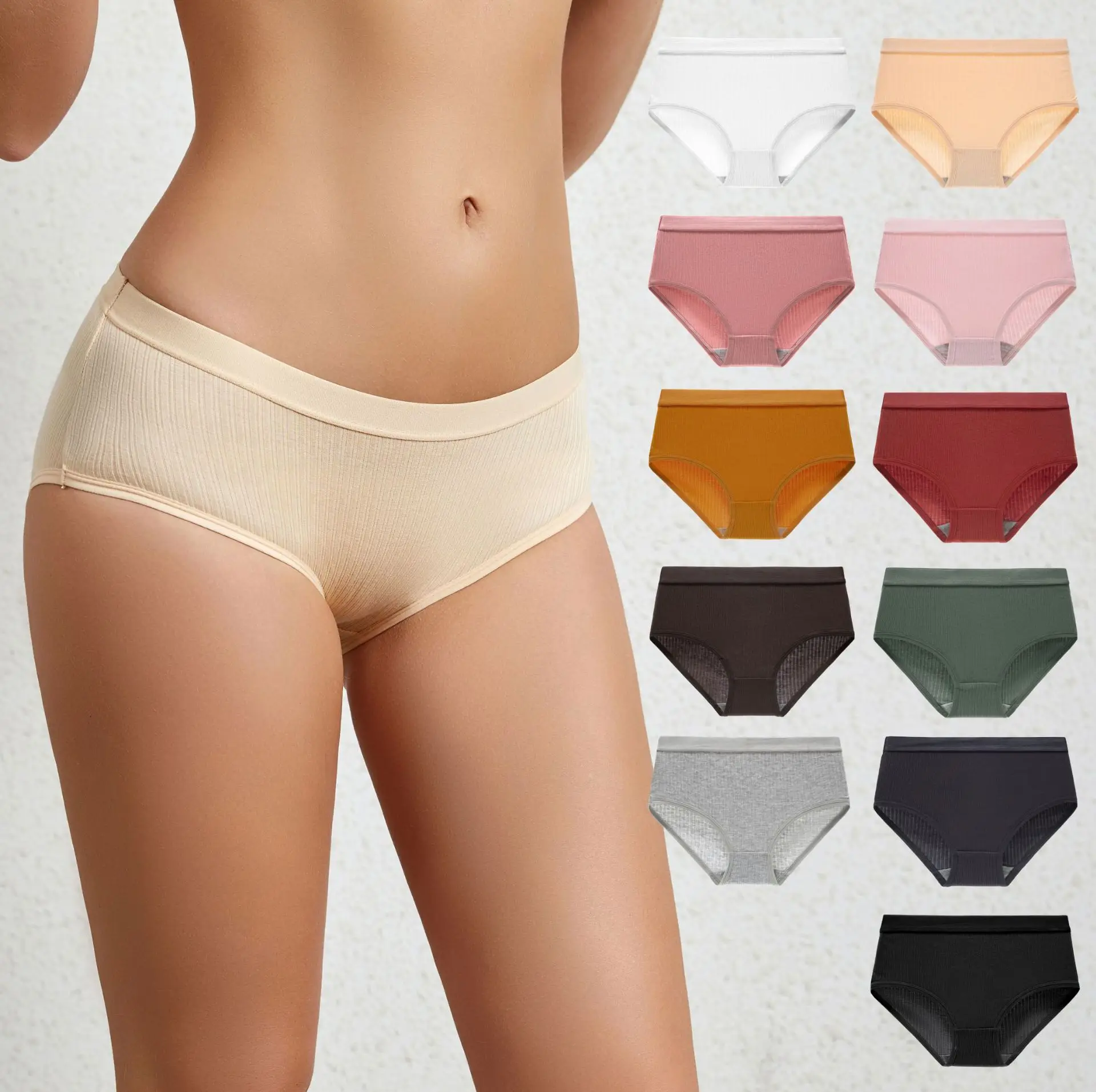 Hot Sales Multi Pack Low Rise Soft Breathable Seamless Women Panties For Ladies Wholesale