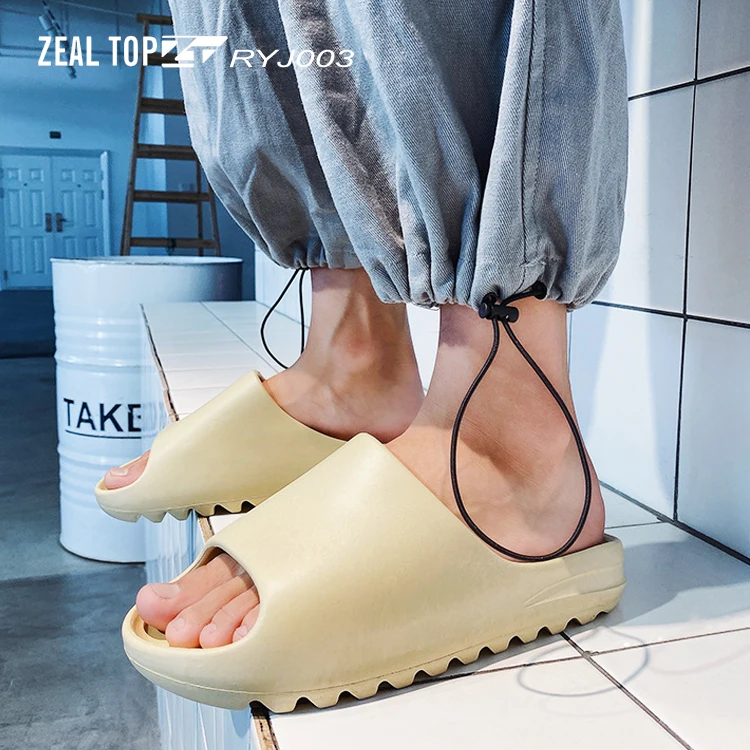 Summer Fashion Custom Logo Original Unisex Yeezy Slides shoes Women High Quality Open Toe Yzzi Men Slippers