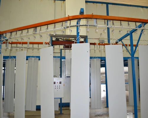 
Bolt zinc coating line automatic steel profile powder coating line 