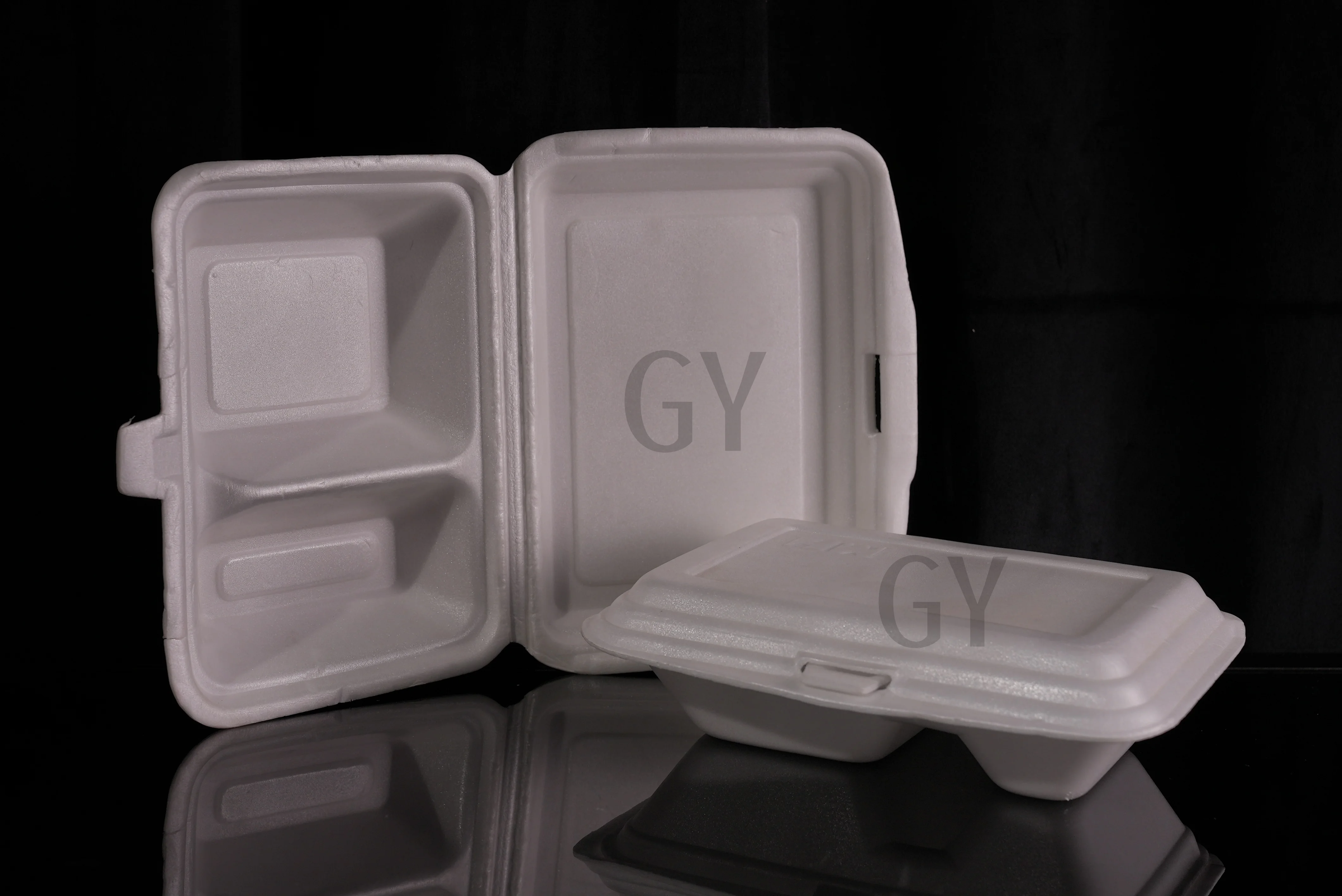 easy-carrying food boxes safe single-use containers disposable foam food containers foam takeout boxes single-use foam container