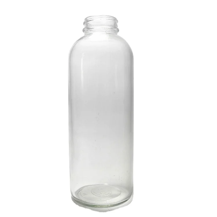 250ml 300ml 500ml Custom black frosted juice soda water empty bottle Transparent Juice Glass Bottle Packaging