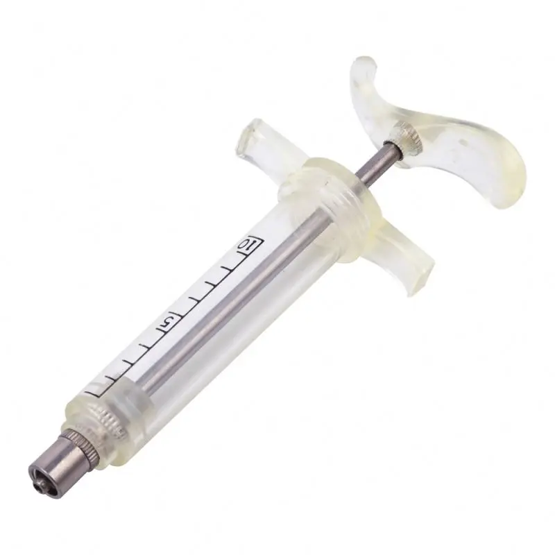 TPX animal husbandry veterinary syringe plastic continue veterinary syringe for poultry