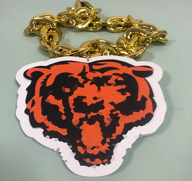 Wholesale Fanfave Fanchains Teams Loge Oversized 3D EVA Foam Football Baseball 32 teams fan chain craft