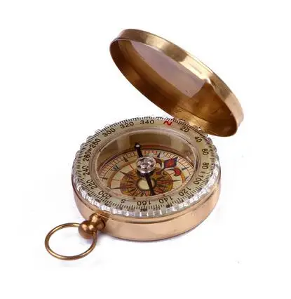 2021 открытый античный латунный компас