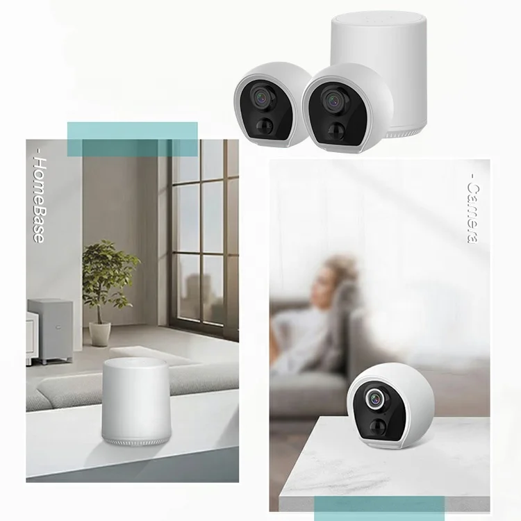  Камера видеонаблюдения с Wi-Fi для домашней безопасности HD 1080P 2/4 каналов комплект Nvr система