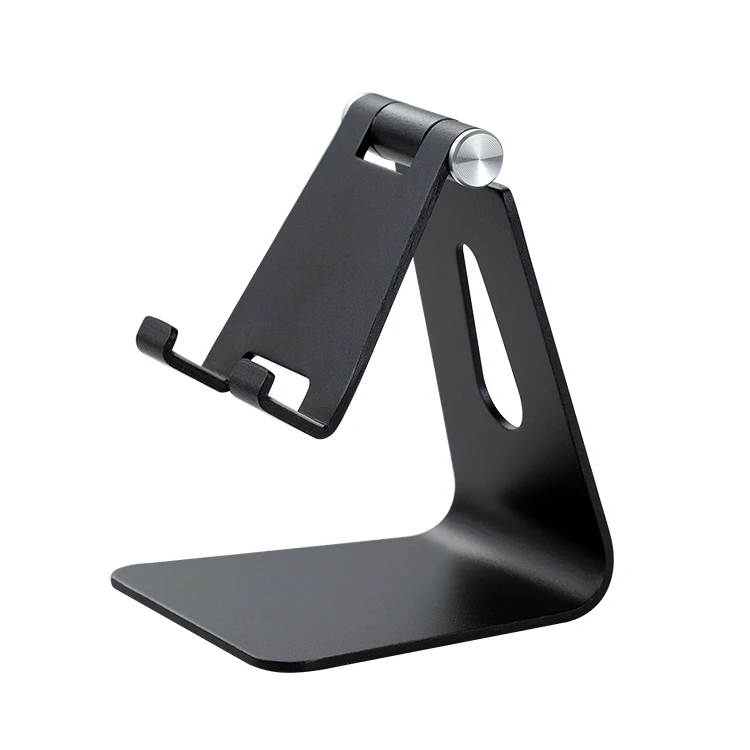 Cell Phone Stand for Angle Height Adjustable Desk Sturdy Aluminum Metal Phone Holder for iPhone,Ipad, Mobile Phone