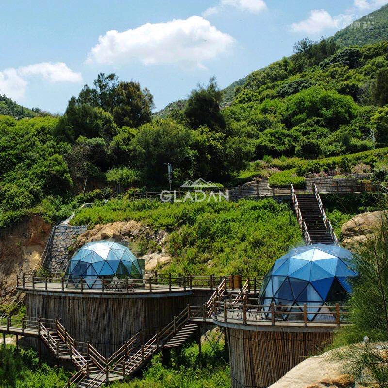 Outdoor Clear Glass Garden Dome House Restaurant Dome Igloo Tent For Event Party or Glamping Resort Hotel