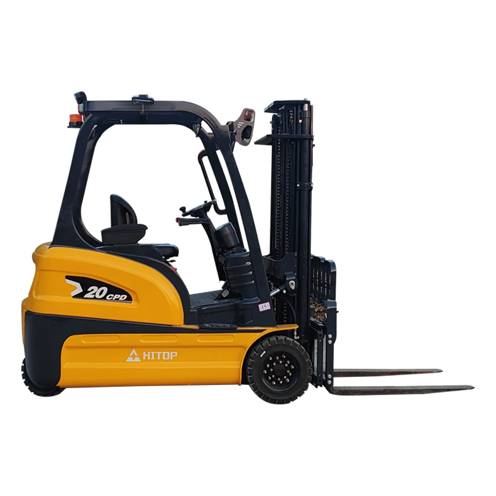 Compact Fork Lift 2 Ton 1.5 Ton 3 Wheel Forklift Electric Montacargas 1 Ton 1.2 Ton Battery Forklift for Narrow Aisle