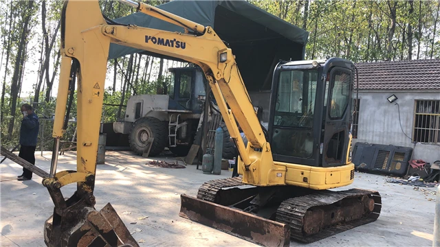 Новое поступление хорошее состояние подержанный гусеничный экскаватор Komatsu оригинальный японский мини-экскаватор PC55