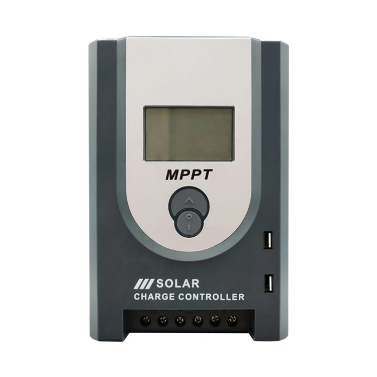 12V24V MPPT solar charging controller LCD display lithium battery solar regulator with network port communication