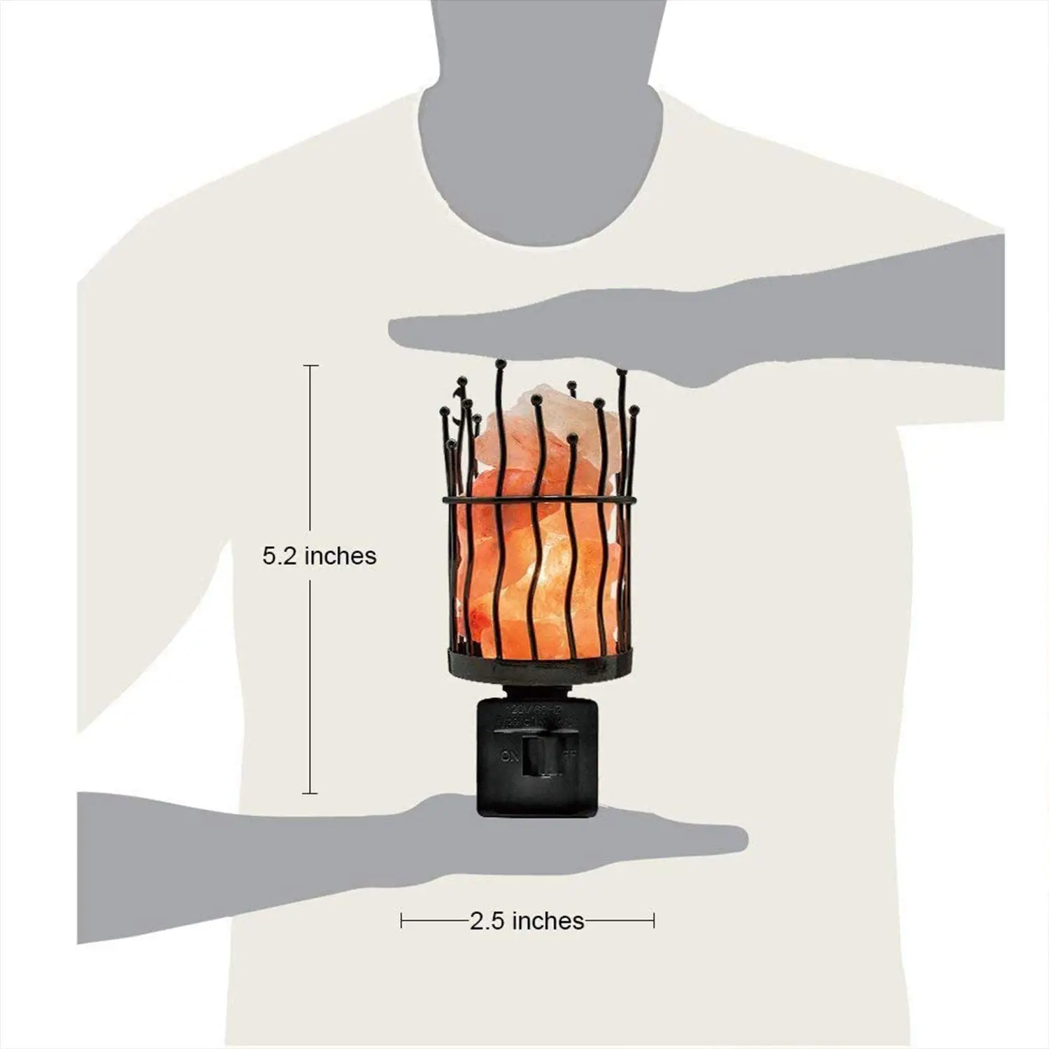 Himalayan Salt Lamps pink natural rock crystal rock negative energy dimmable lights for home decor Holiday Gift Therapy