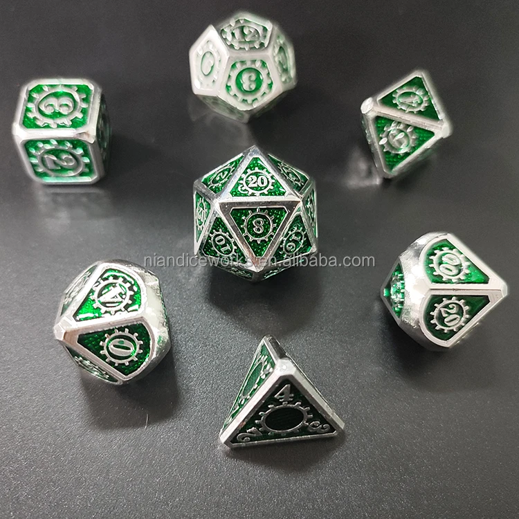 best d&d are metal polyhedral dice gear Card Games Dungeons and Dragons more balanced heavy metal dice set