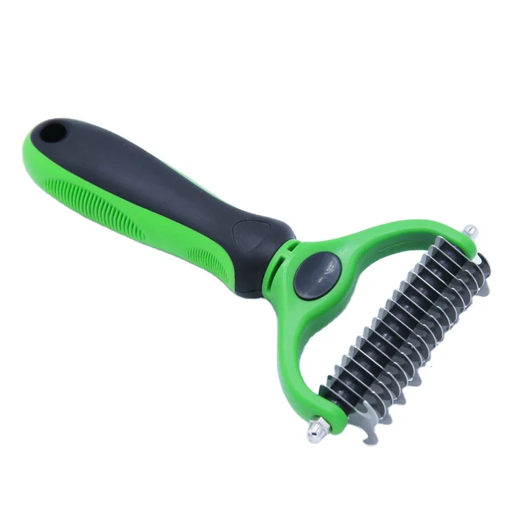 
Professional long hair pet shedding brush rake comb dog hair blade 