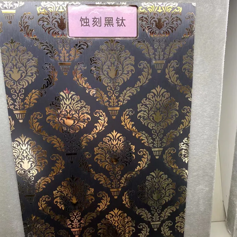 Cheap 304 Rose Gold Color Embossed Stainless Steel Plate/Sheet 8K Mirror 2mm 5mm Stainless Steel Plate Decorative Sheets