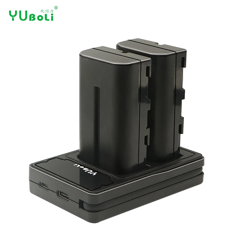 NP-F550 FM50 F550 charger  LED USB Dual Rapid Battery Charger for Sony HDR CX390 290E PJ510 820E 790E