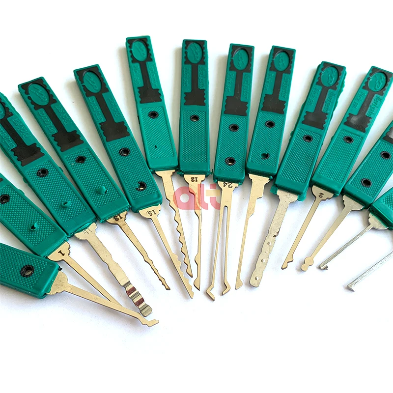 klom fast stainless steel locksmith lock picking set,open door lock opening tool dimple unlocking lock pick set locksmith tools