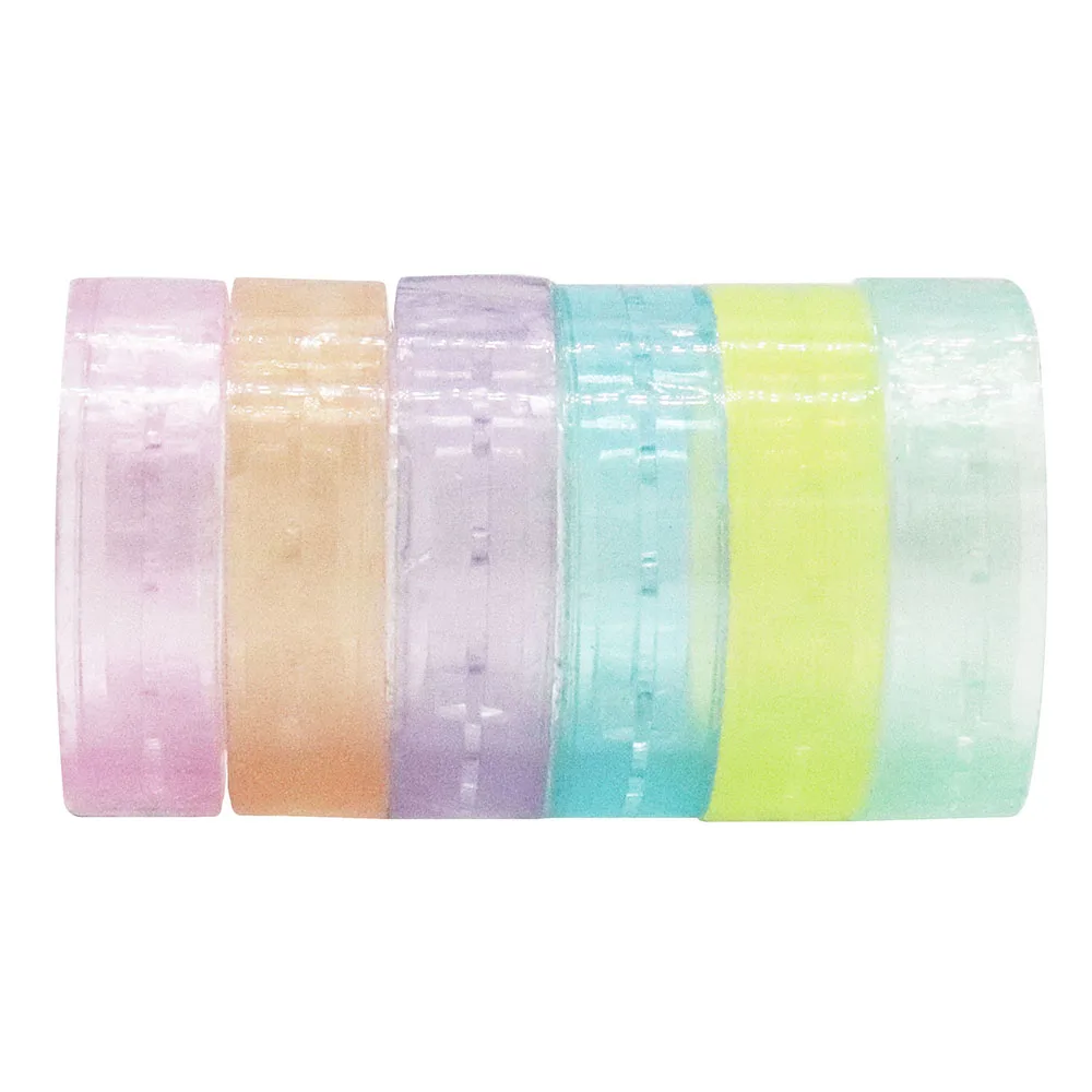 Educational DIY Sensory Toy Handmade Colored Sticky Ball Tape Candy Color Roll Tape for Crafting