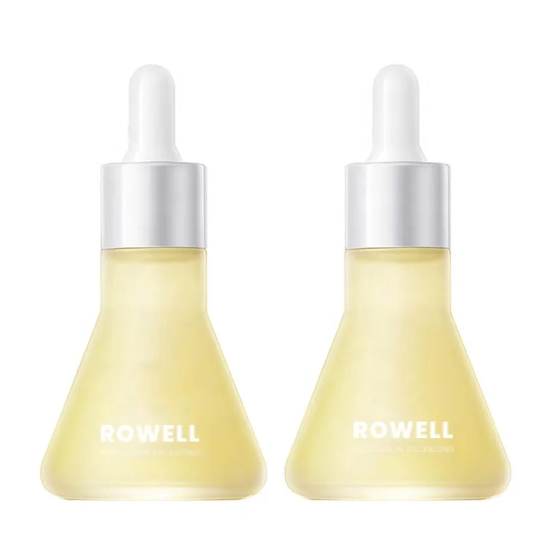 Unique design conical essential oil glass bottle 15ml 30ml glass bottle custom color